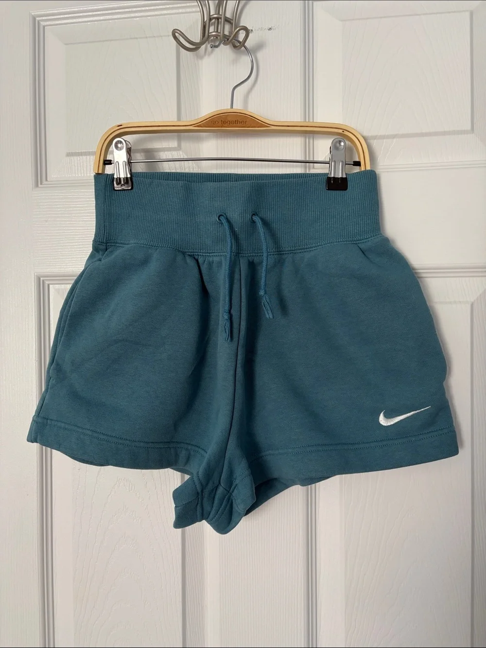 Nike Teal Women's Athletic Sweat-Shorts